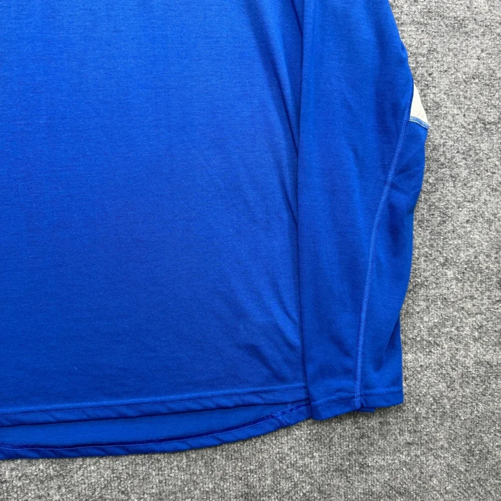 The North Face VaporWick 1/4 Zip Pullover Mens XL Blue Long Sleeve Running